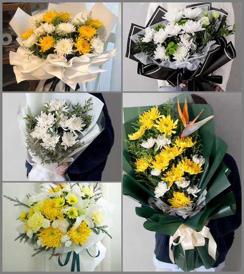 广东揭阳市普宁市大南山街道枧头寮村白事花束代送